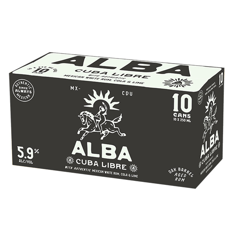 Alba Cuba Libre 5.9% 10 Pack Cans