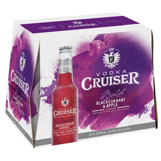 Cruiser Blackcurrant & Apple 4.8% 275ml 12pk Bottles