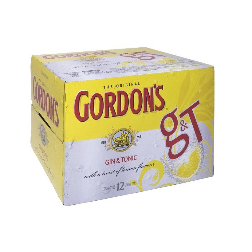 Gordon's Gin & Tonic 12pk Cans 250ml
