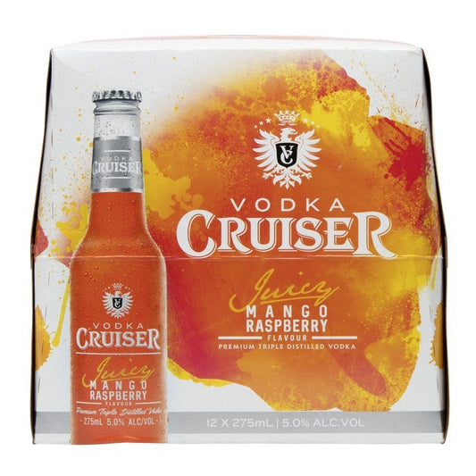 Cruiser Mango Raspberry 4.8% 275ml 12pk Bottles