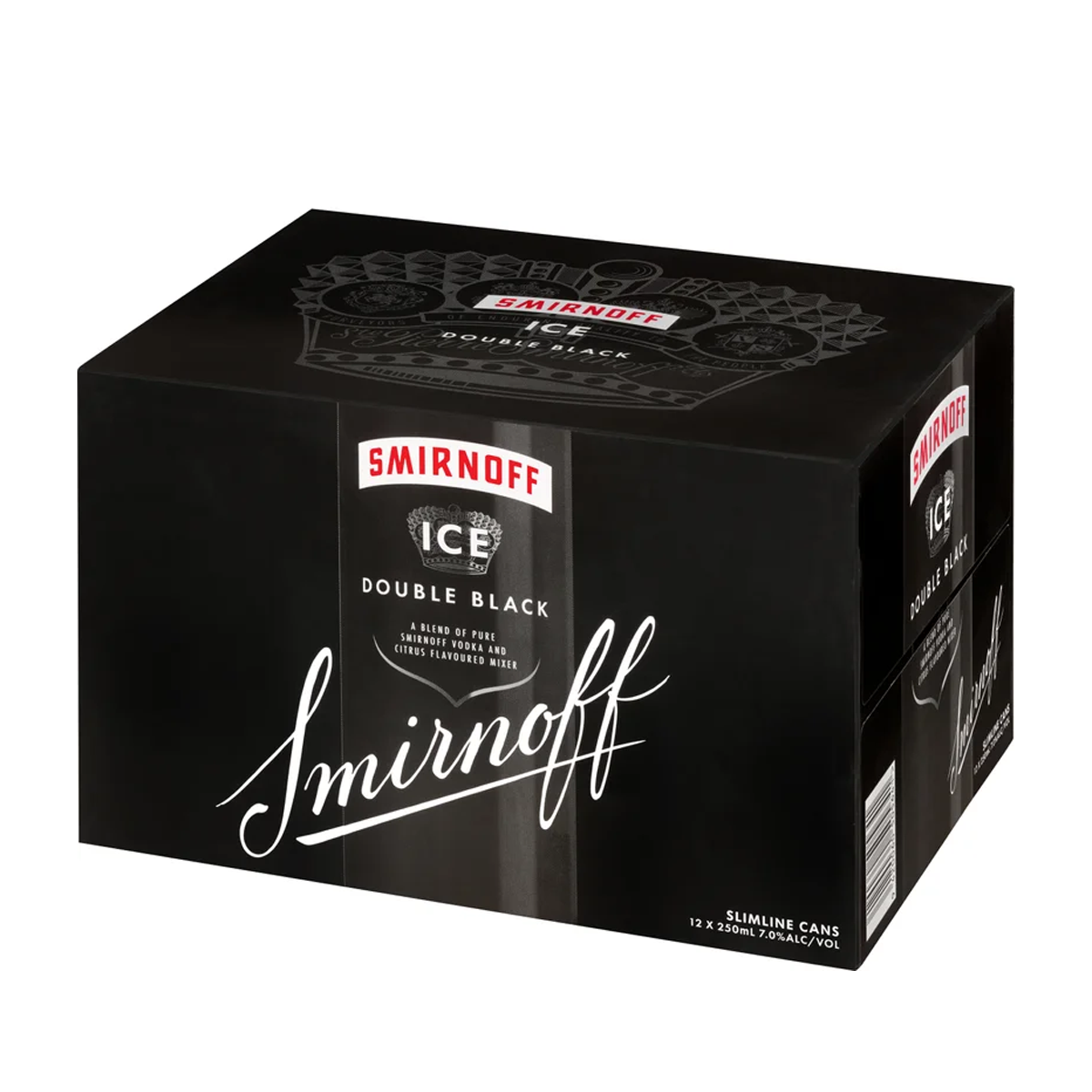 Smirnoff Double Black 12pk Cans