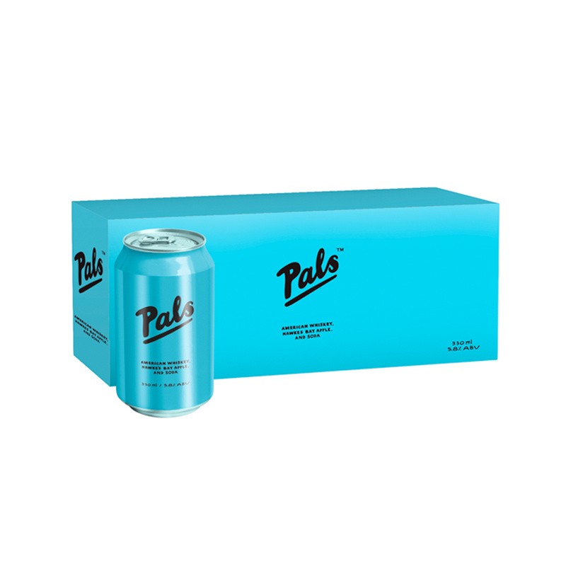 Pals American Whiskey Apple 10pk Cans