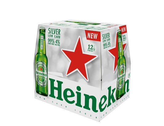 Heineken Sliver Low Carb 12pk 330ml Btls