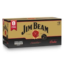 Jim Beam Gold 7% 8pk Can 330ml
