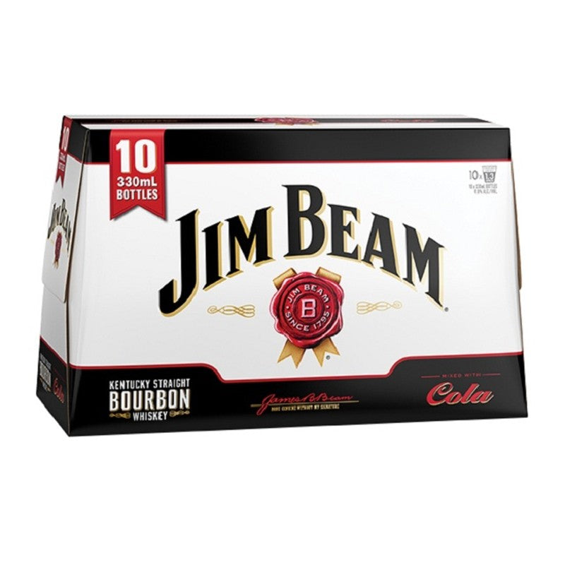 Jim Beam Cola 10 Pk Btls